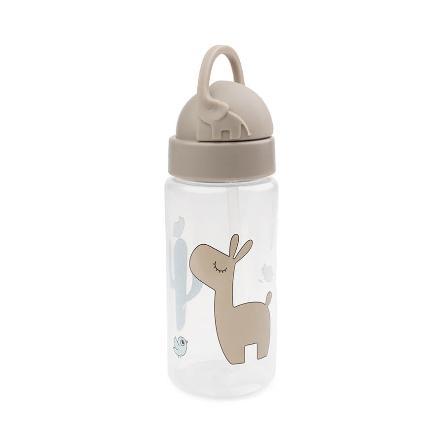 Trinkflasche mit Strohhalm Lalee Sand350 ml
