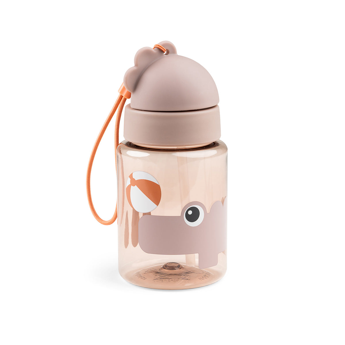 Trinkflasche mit Strohhalm Playground Rosa280 ml