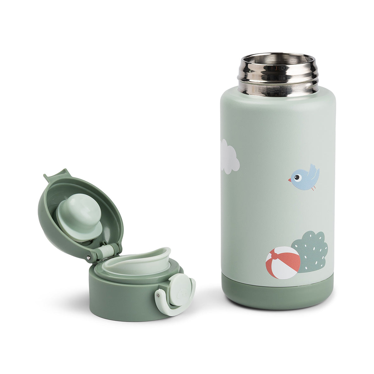 Trinkflasche isoliert Playground Green