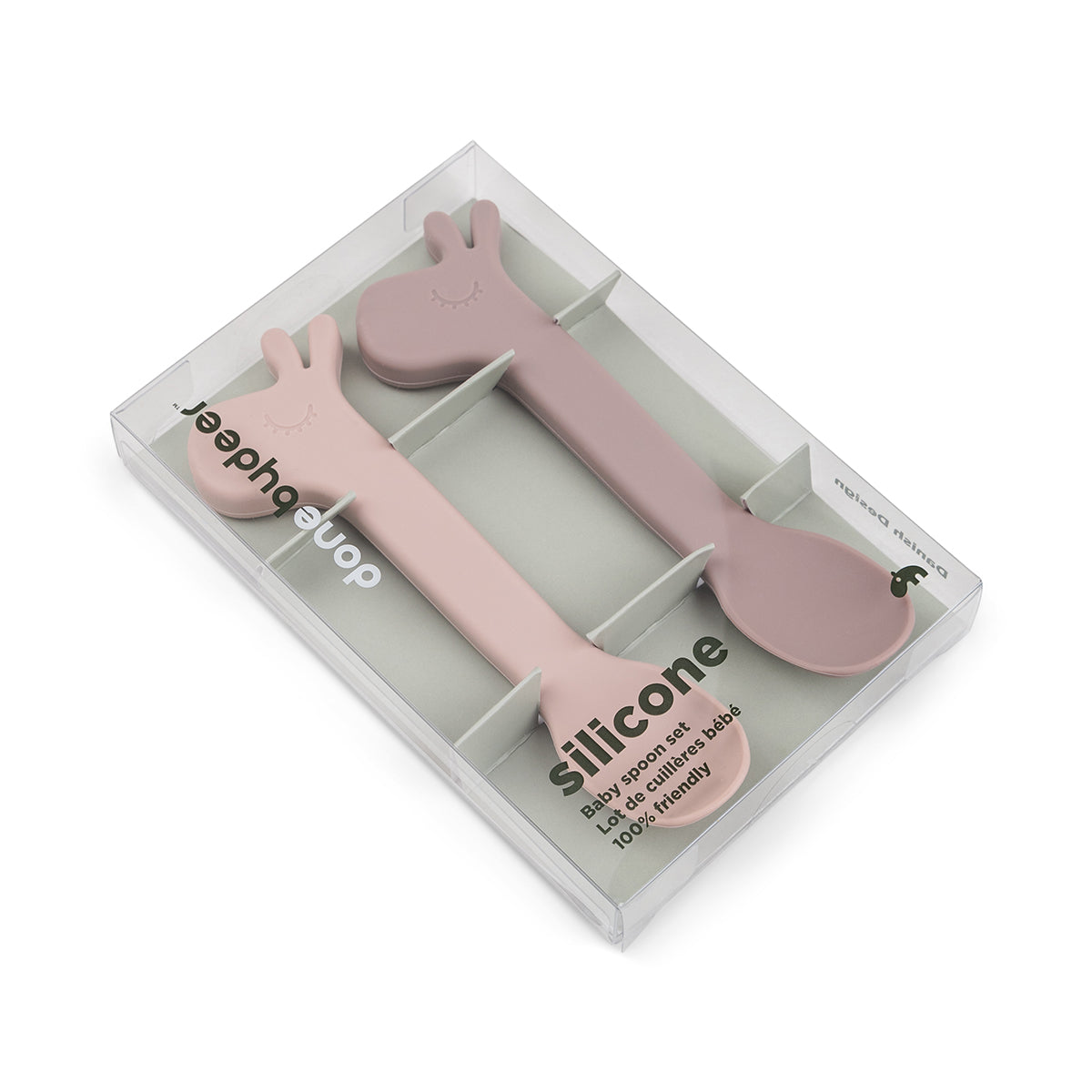 Silikon Löffel 2-er Pack Lalee Rosa