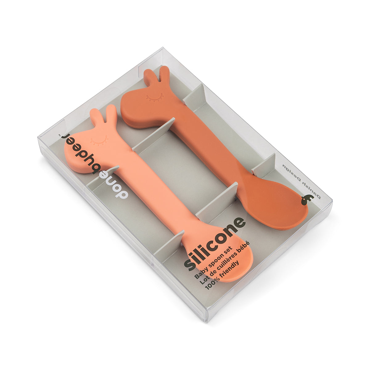 Silikon Löffel 2-er Pack Lalee Papaya