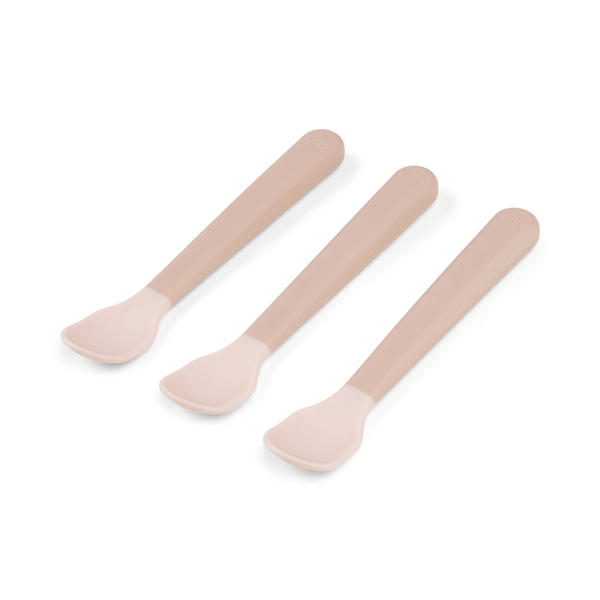 Foodie easy-grip Babylöffel 3-er Pack Rosa