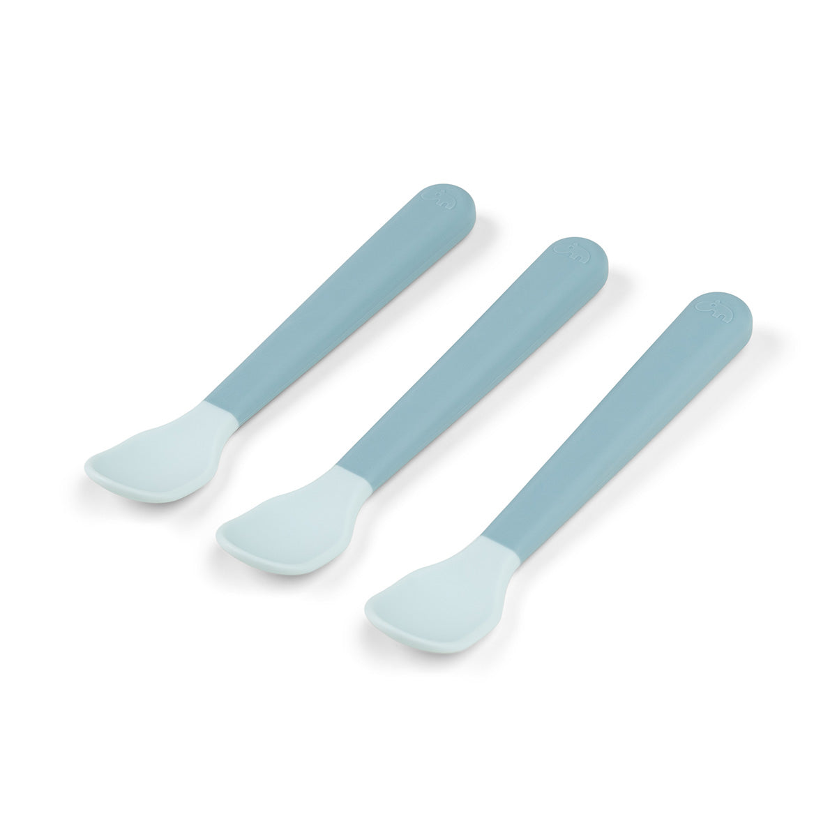 Foodie easy-grip Babylöffel 3-er Pack Blau