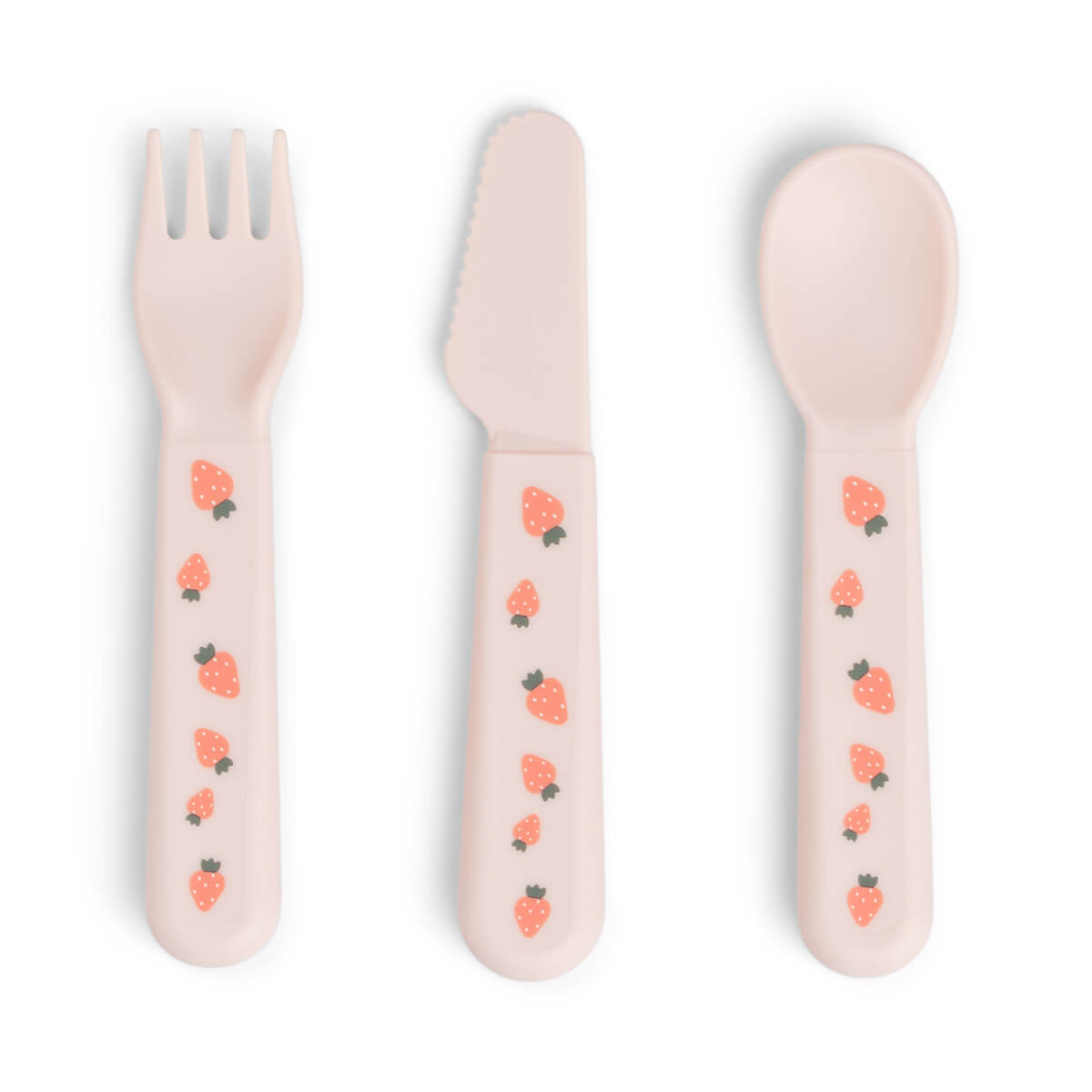 Foodie Kinderbesteck-Set Tiny farm Rosa