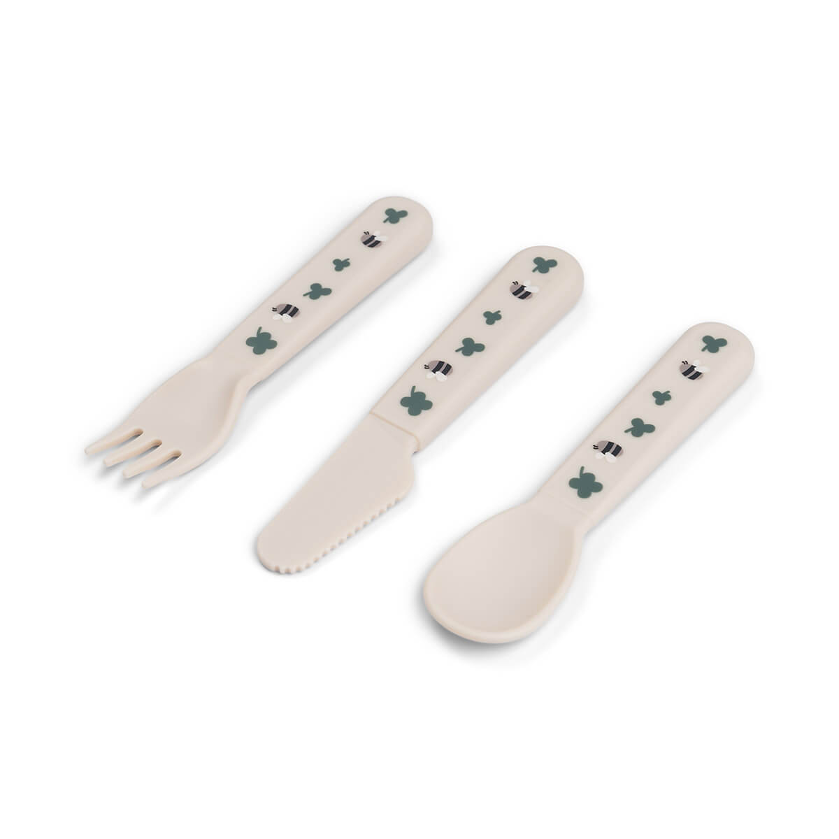 Foodie Kinderbesteck-Set Tiny farm Sand