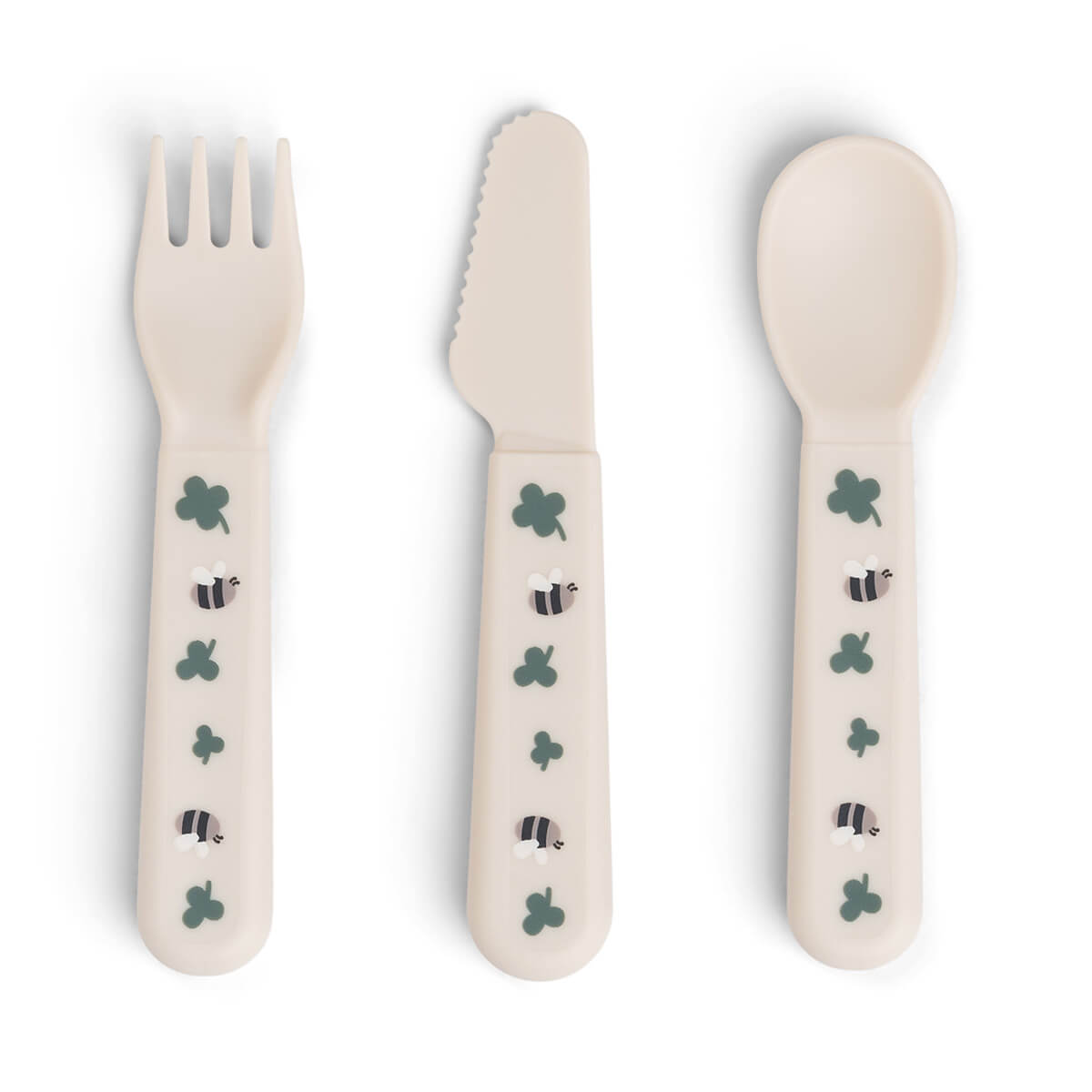Foodie Kinderbesteck-Set Tiny farm Sand