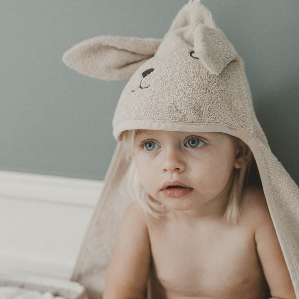 Kaputzenhandtuch Hase
