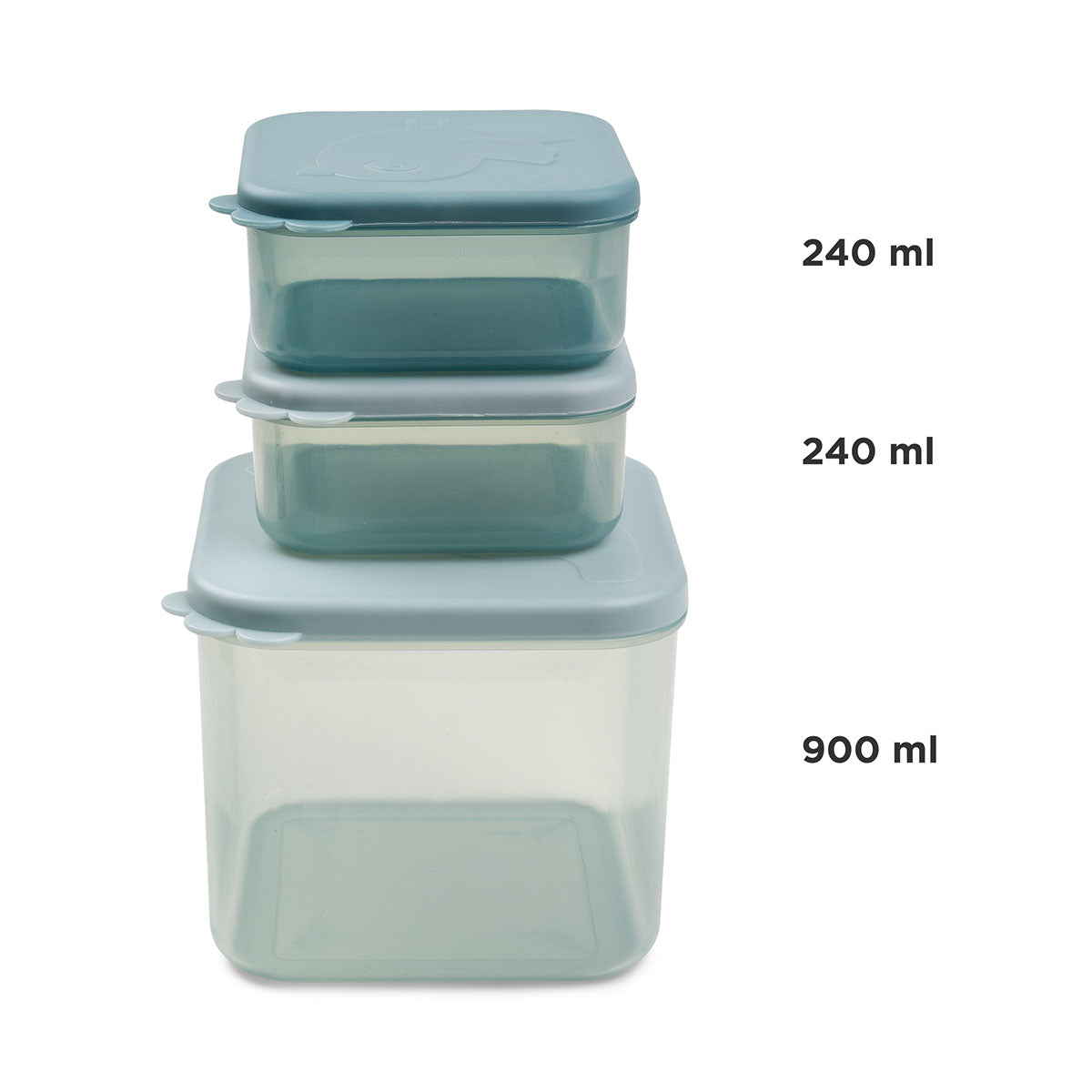 Vorratsbehälter Set M Elphee Blau