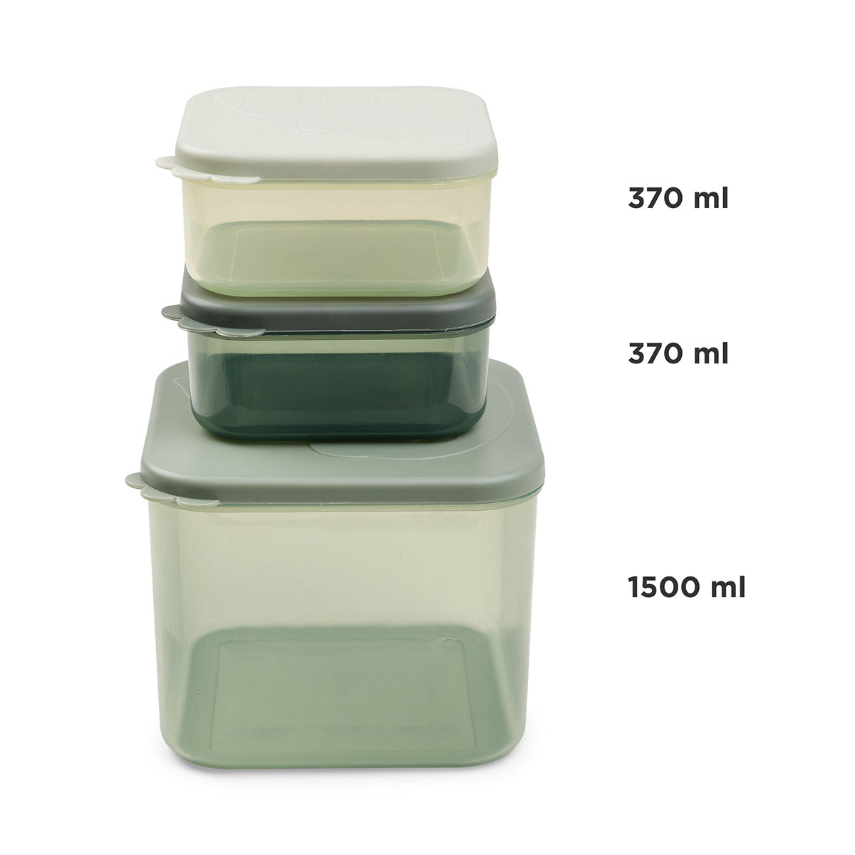 Vorratsbehälter Set L Elphee Grün