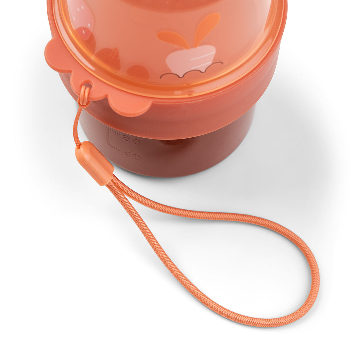 To go 2-way Snack-Behälter S Birdee Papaya