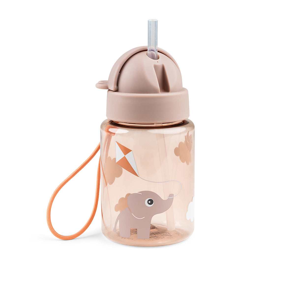 Lunch & Snackbox mit Strohhalmflasche Playground Rosa