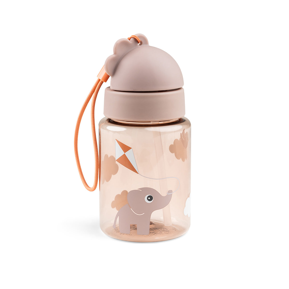 Lunch & Snackbox mit Strohhalmflasche Playground Rosa