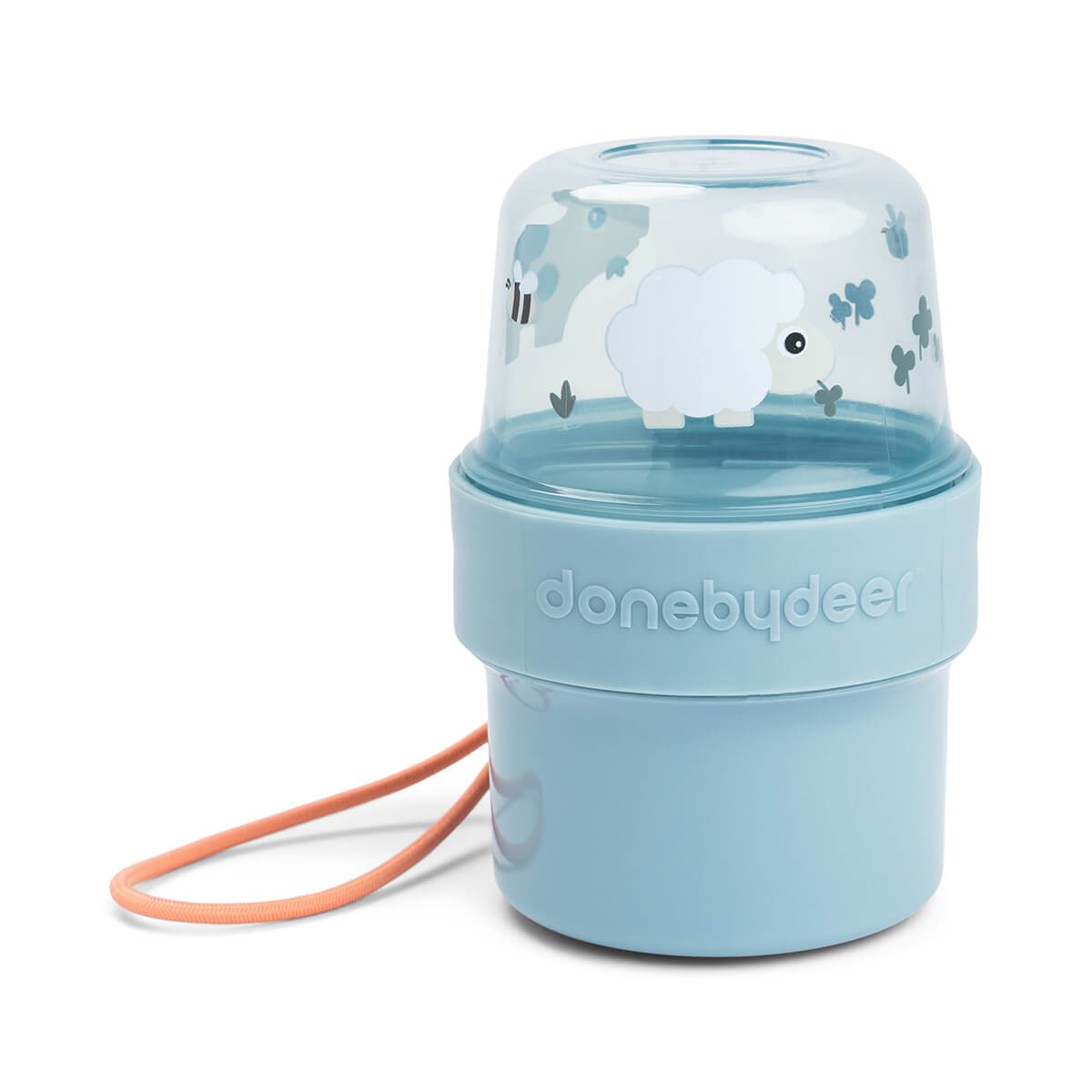 To go 2-way Snack-Behälter S Tiny farm Blau