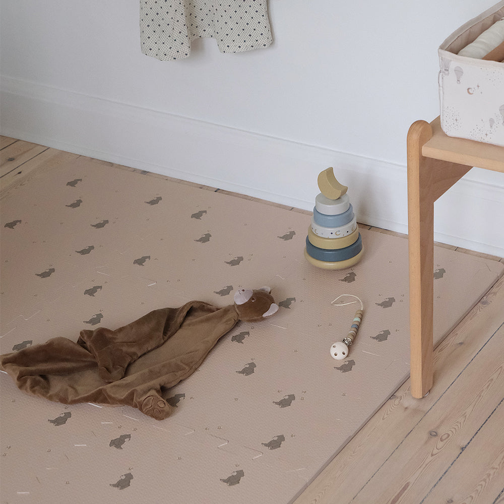 Alva Schaumstoff Spielmatte quadratisch Bienen und Bären