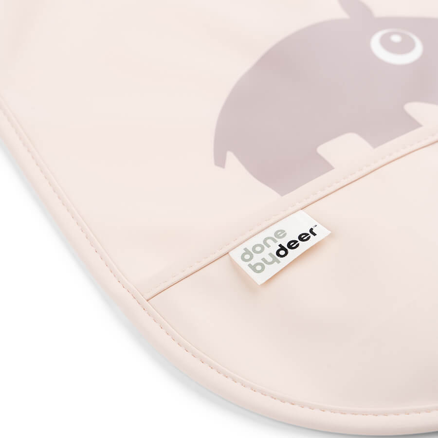 Lätzchen mit Klettverschluss 2-er Pack Ozzo Rosa