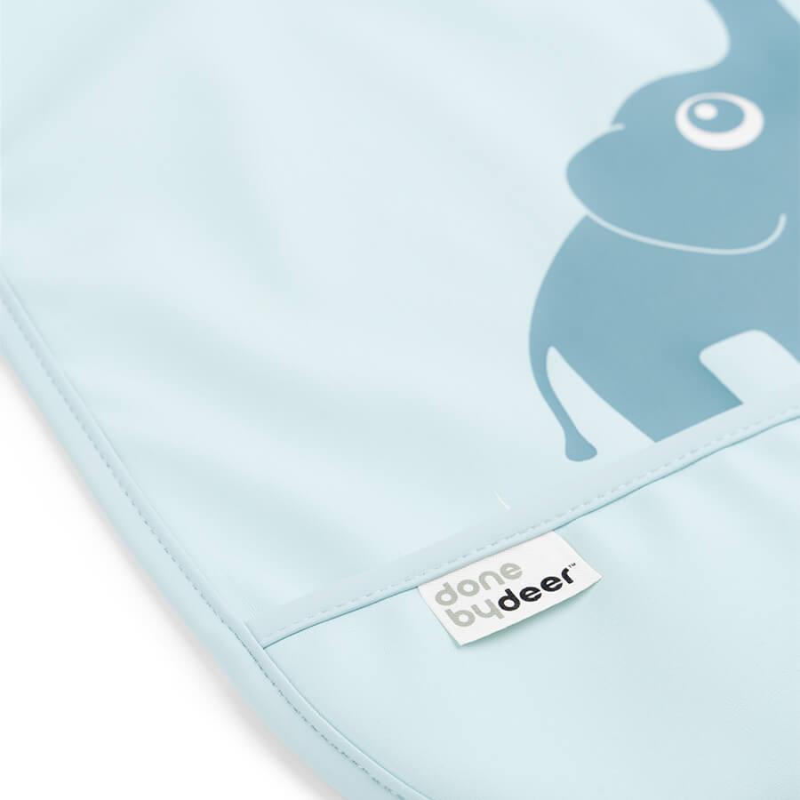 Lätzchen mit Klettverschluss 2-er Pack Elphee Blau