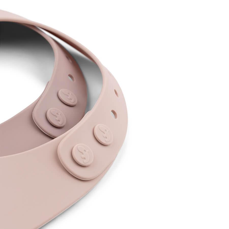 Silikon Lätzchen 2-er Pack Ozzo Rosa