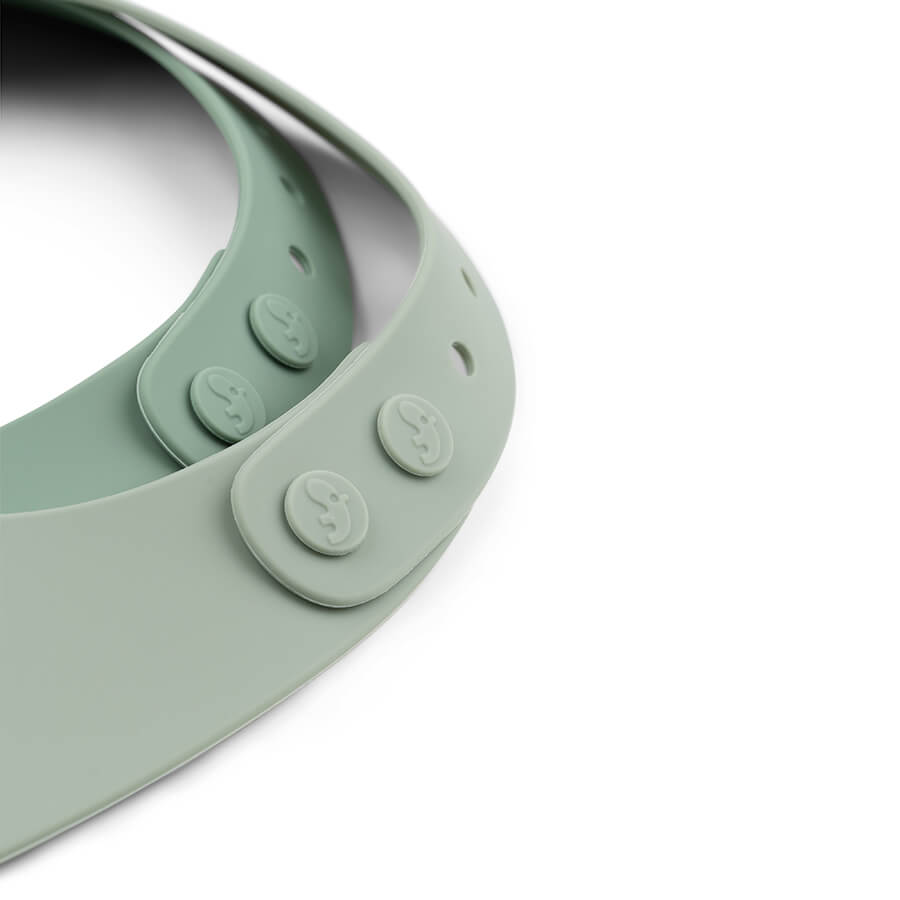 Silikon Lätzchen 2-er Pack Croco Grün