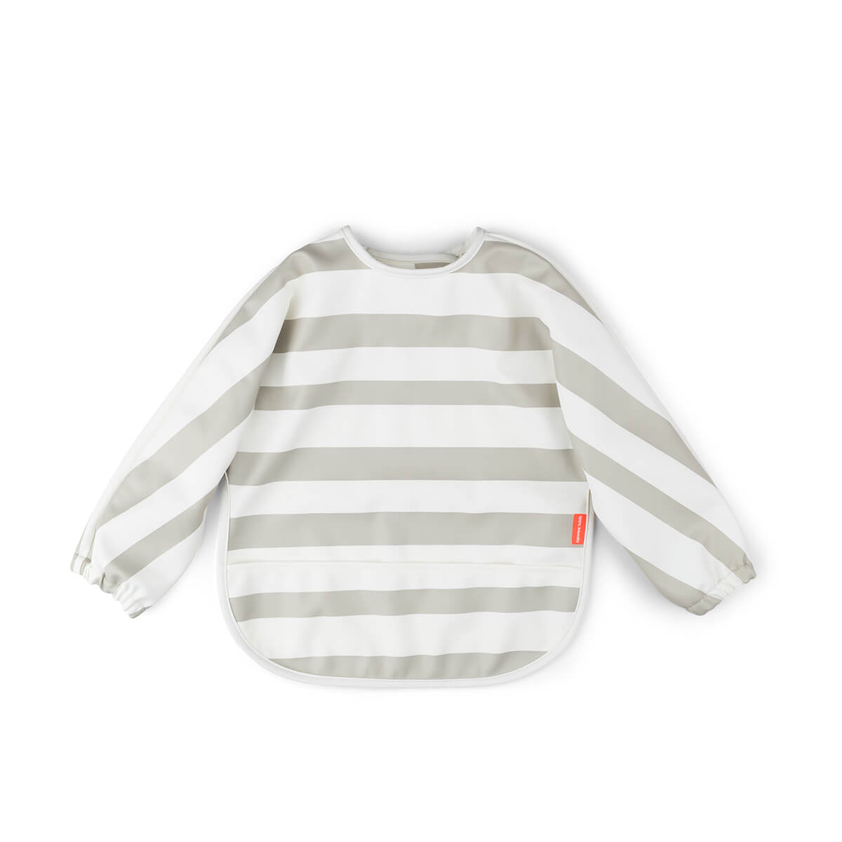 Ärmeltaschen-Lätzchen Stripes Sand