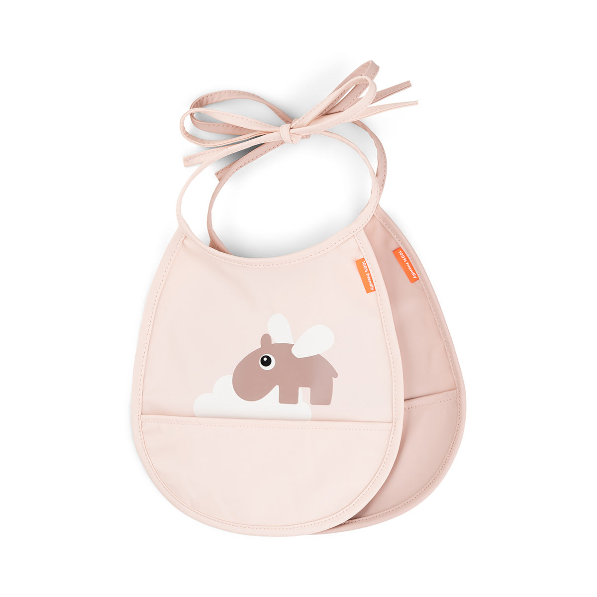 Mini Taschenlätzchen 2-er Pack Happy clouds Rosa
