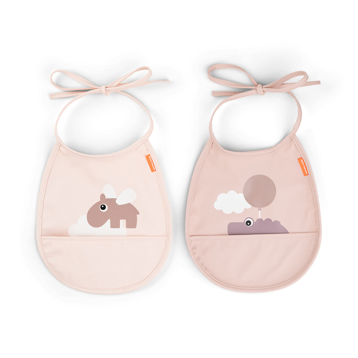 Mini Taschenlätzchen 2-er Pack Happy clouds Rosa