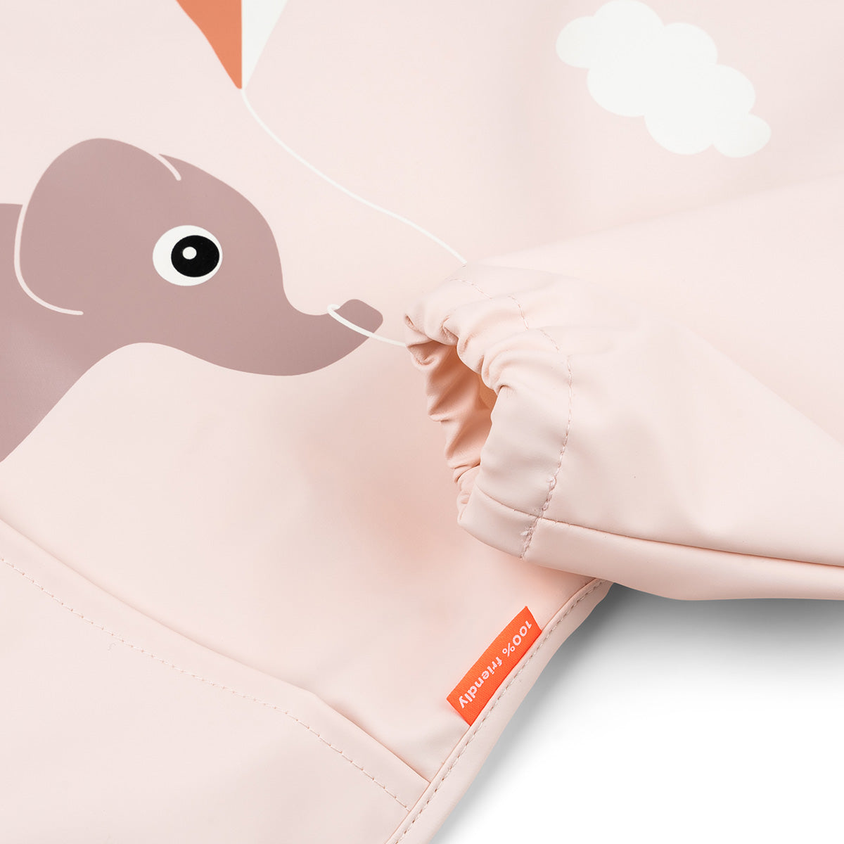 Ärmeltaschen-Lätzchen Playground Rosa