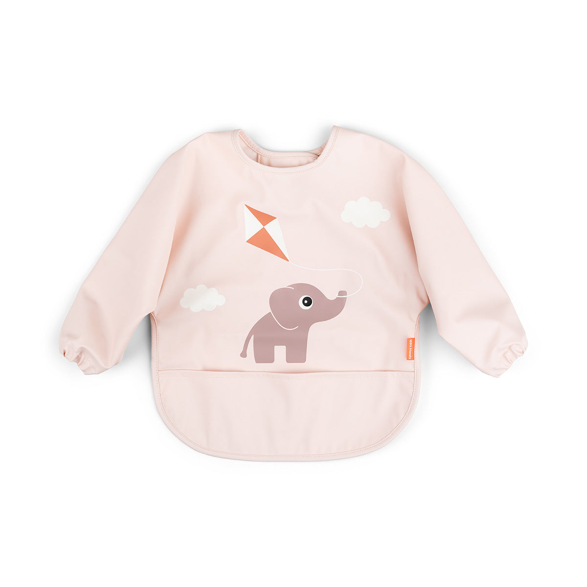 Ärmeltaschen-Lätzchen Playground Rosa