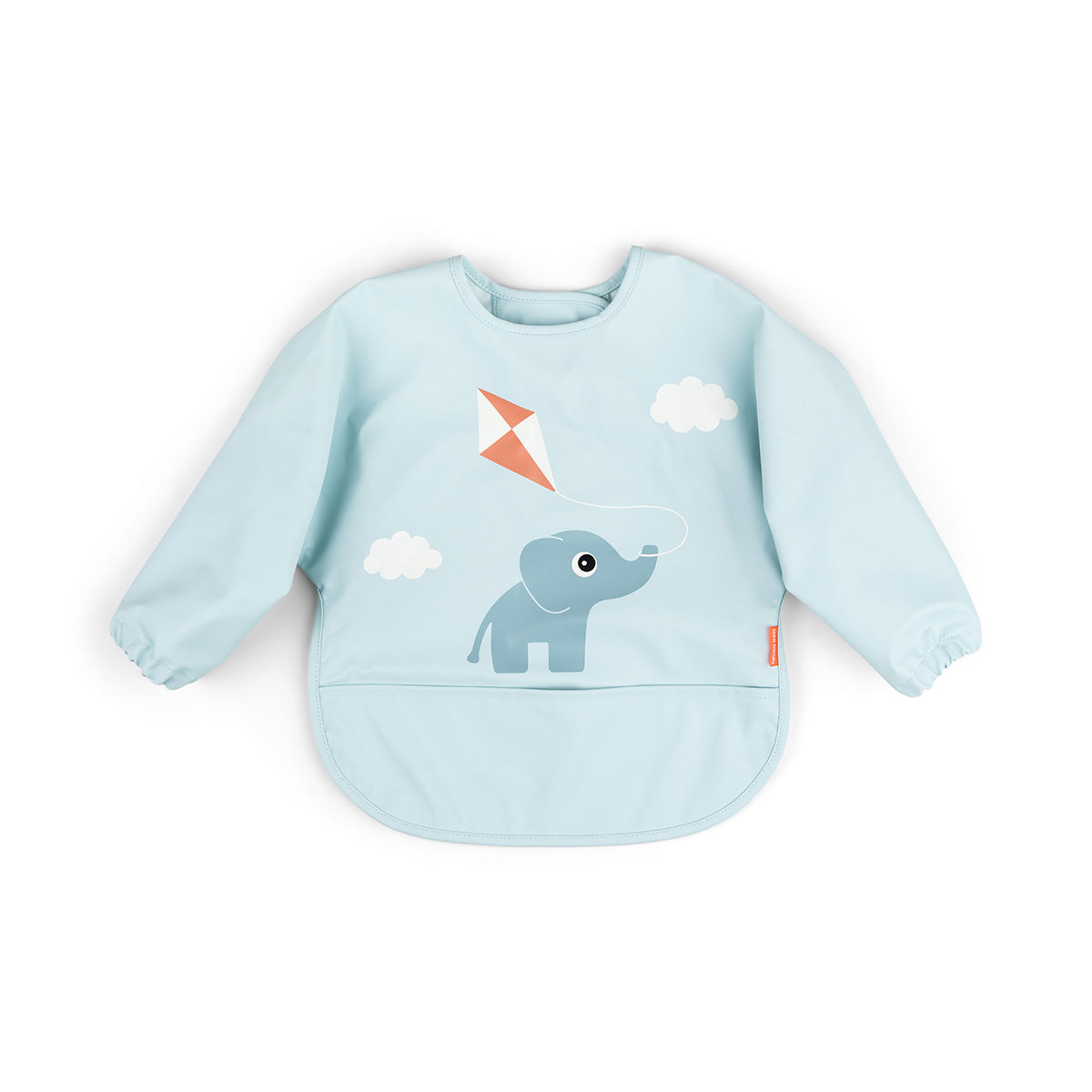 Ärmeltaschen-Lätzchen Playground Blau