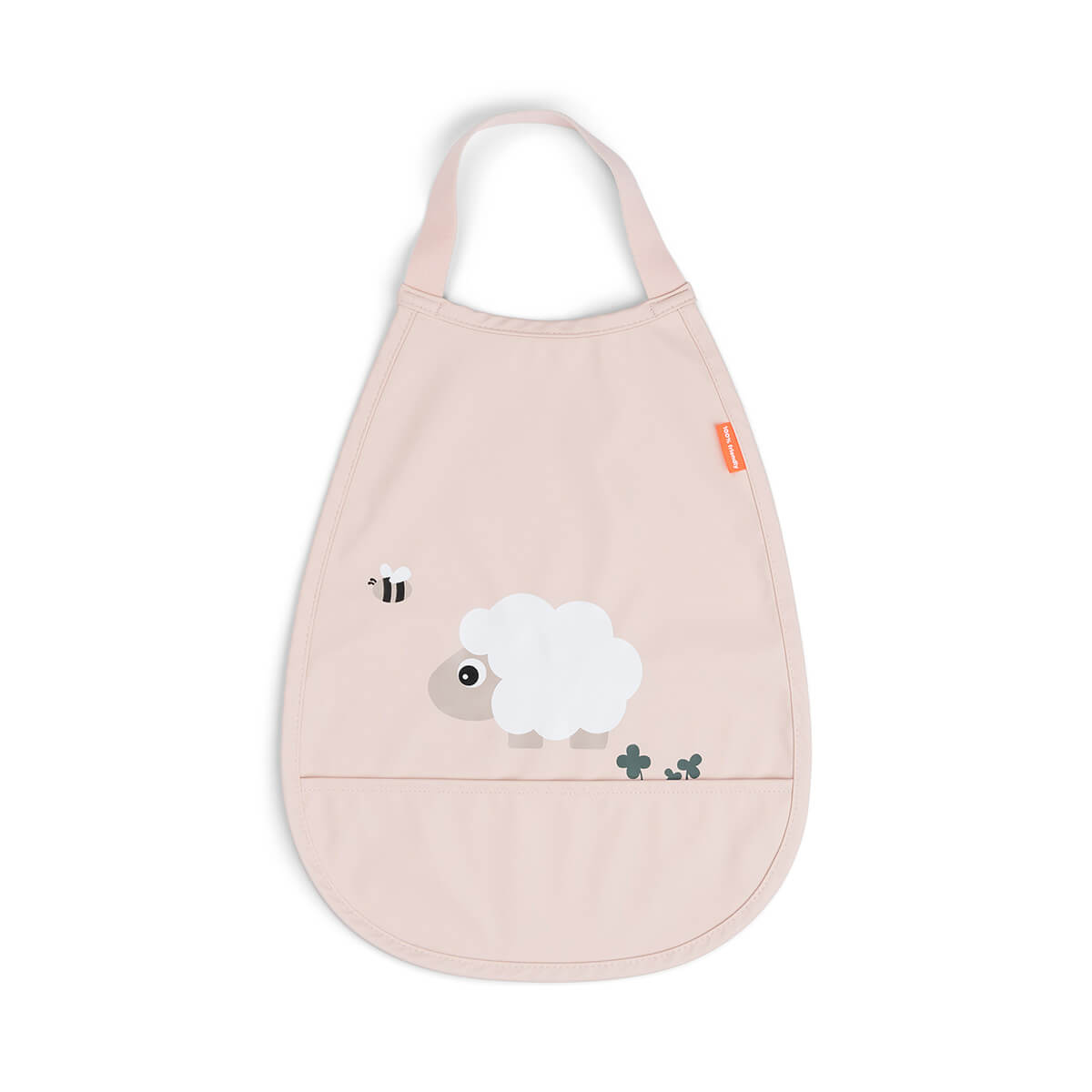 Pull-over Lätzchen Tiny farm Rosa