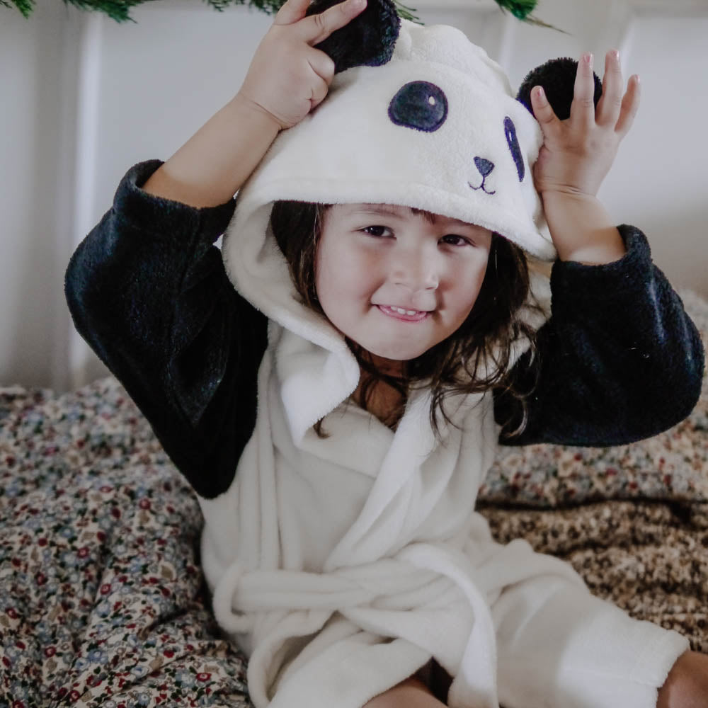 Bademantel Panda 1-2 Jahre