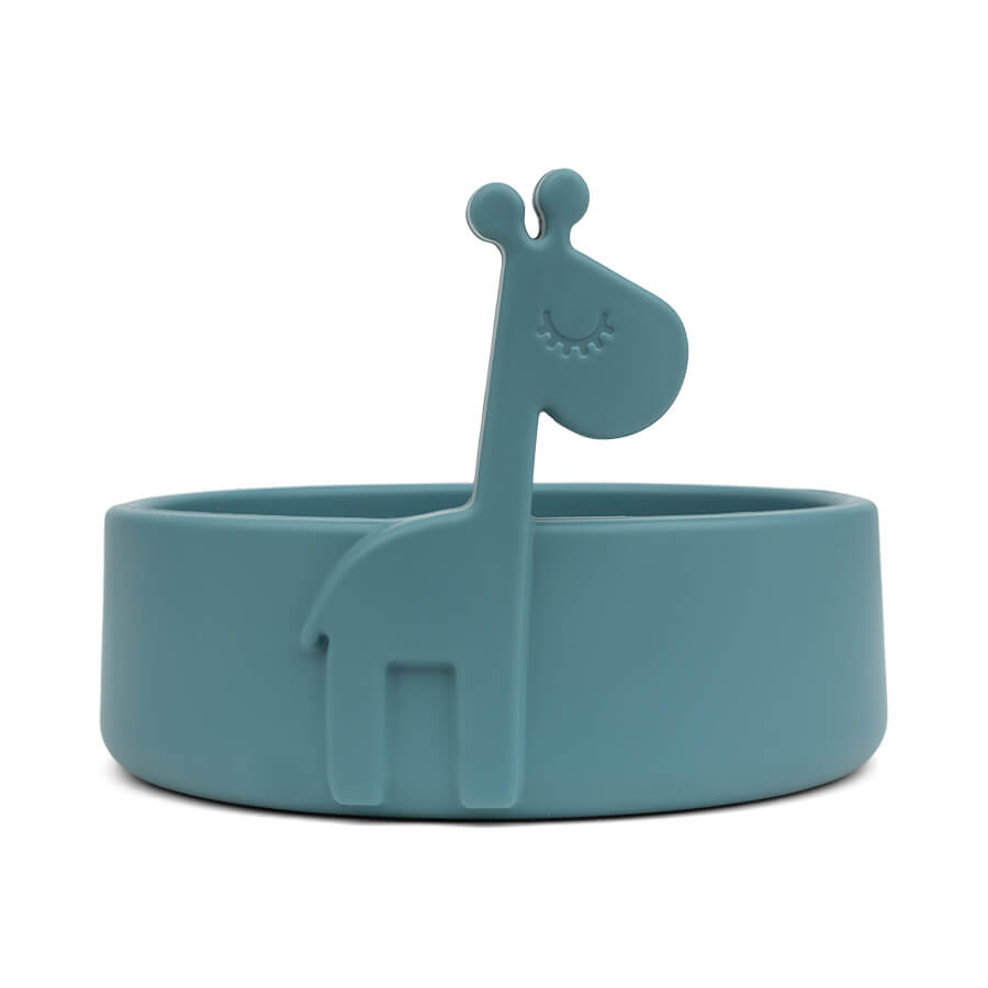 Peekaboo first meal Geschirr-Set Deer friends Blau
