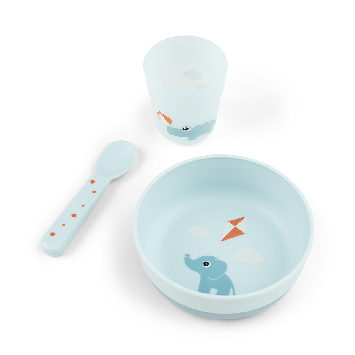 Foodie first meal Geschirr-Set Playground Blau