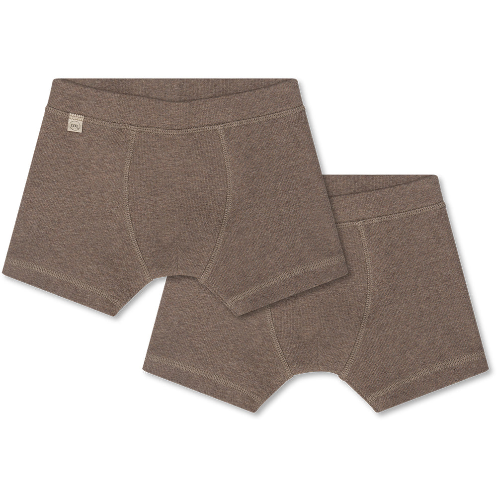 Boxershorts 2-er Pack Braun