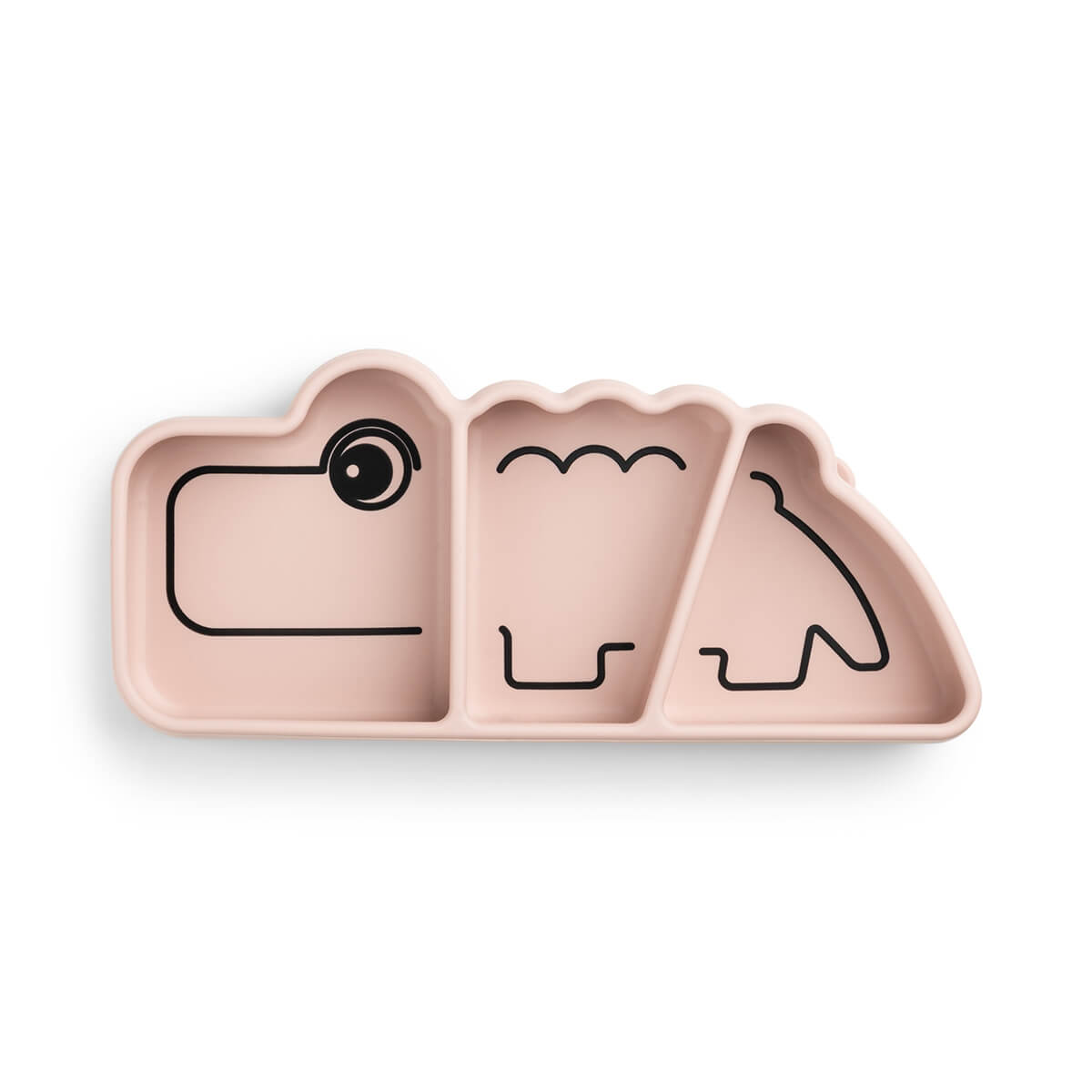 Silikon Stick&Stay Teller Croco Rosa