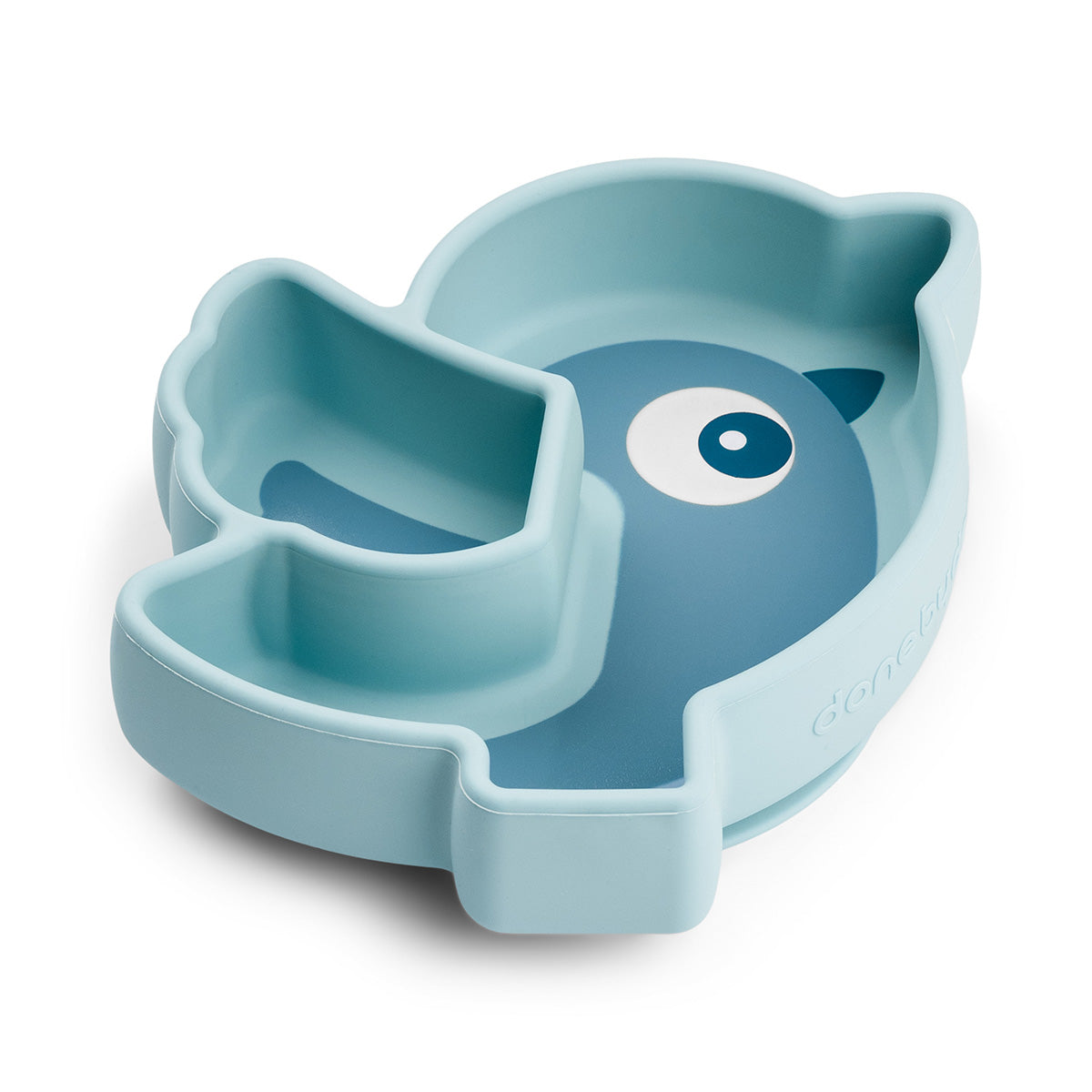 Silikon Stick&Stay Snackteller Birdee Blau