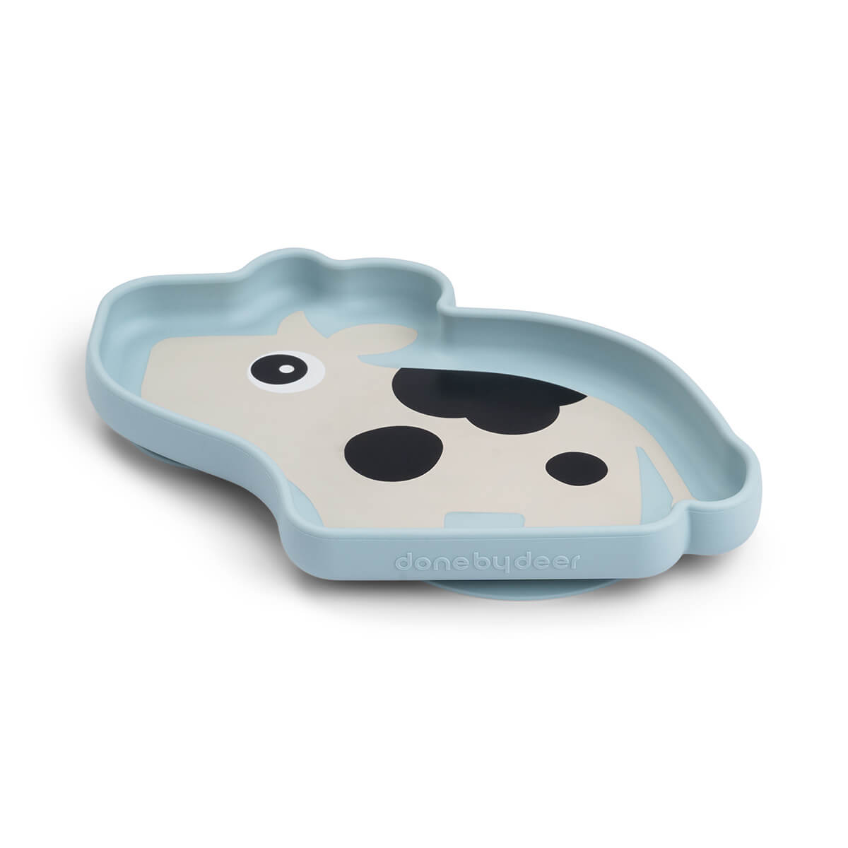 Silikon Stick&Stay Teller Dotti Blau