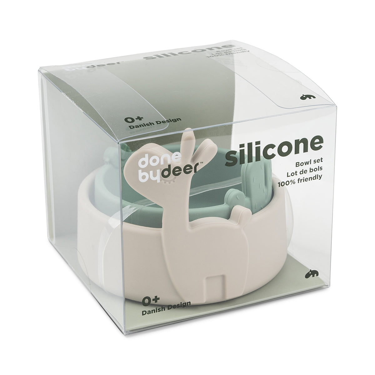 Silikon Schüssel-Set 2-er Pack Lalee Sand/Grün