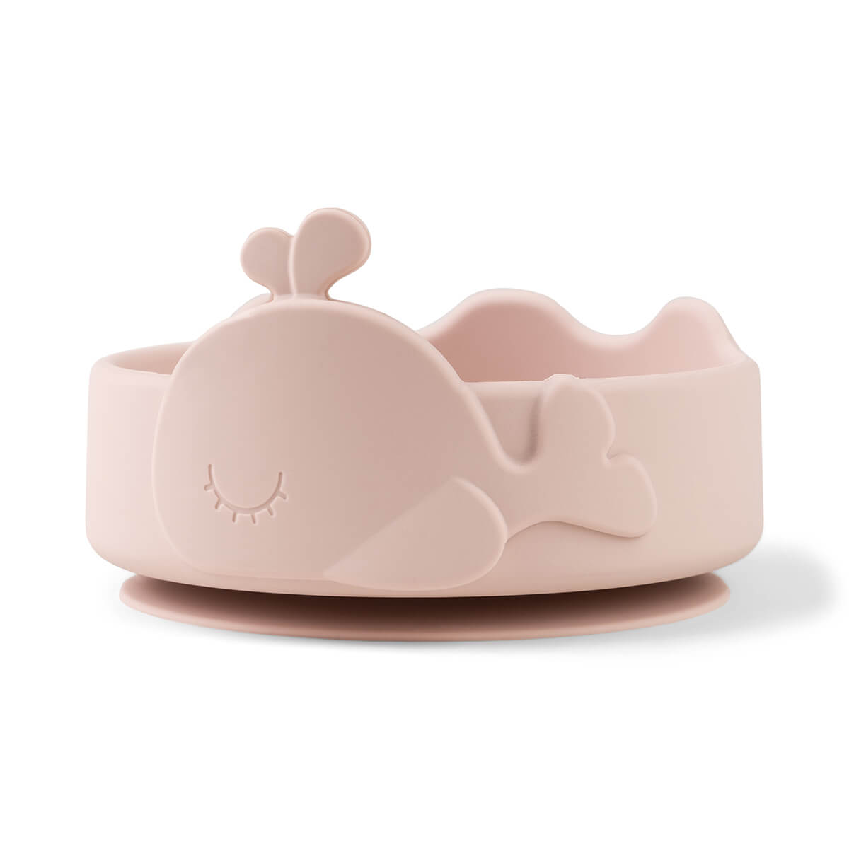 Silikon Stick&Stay Bowl und Babylöffel Wally Rosa