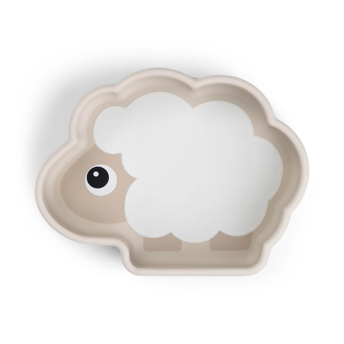 Silikon Stick&Stay Schüssel Sheepy Sand