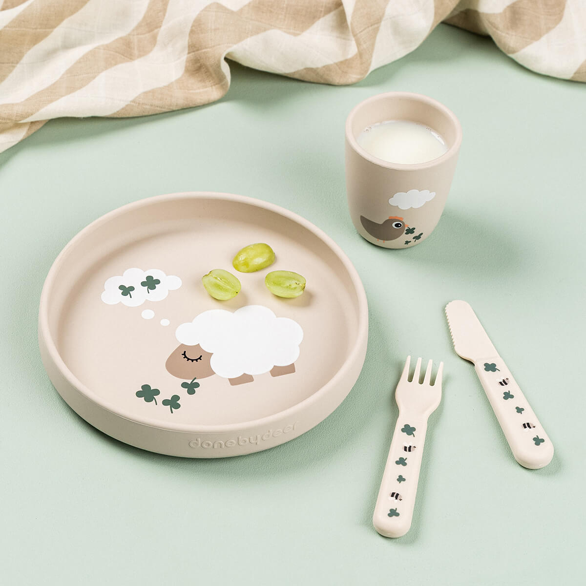 Silicone mini mug Tiny farm Sand