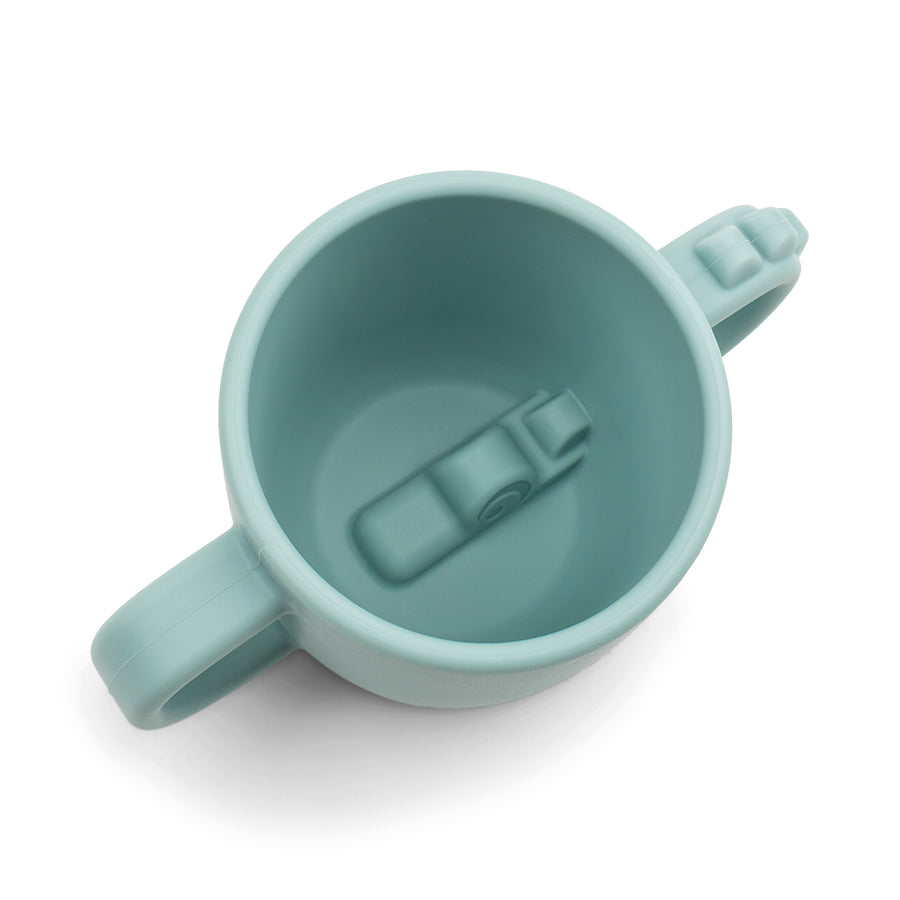 Peekaboo 2-Griff Becher Croco Blau