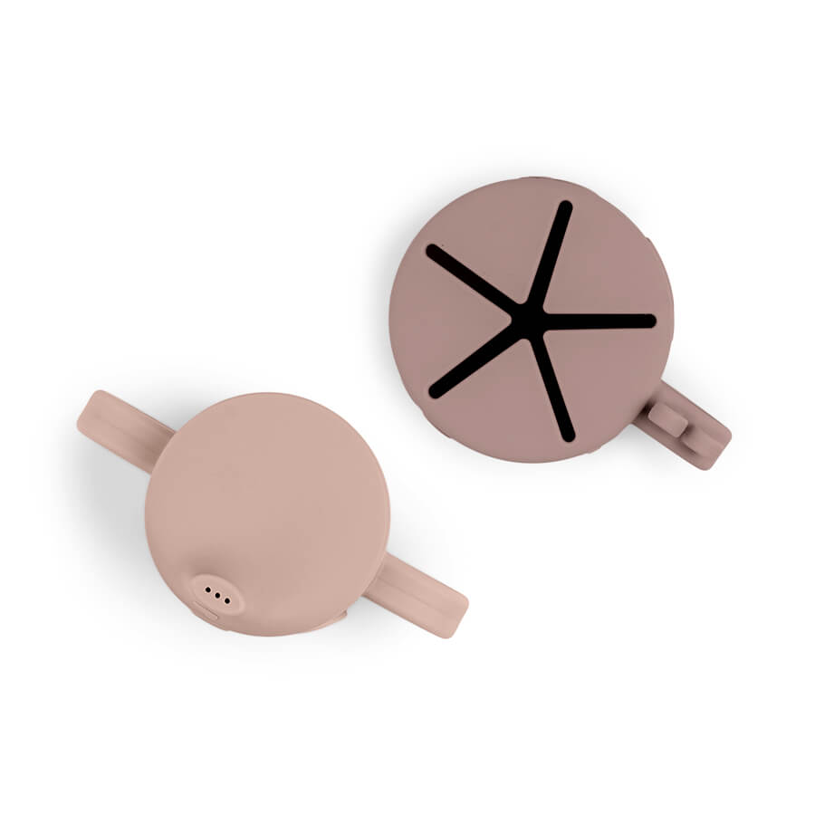 Peekaboo Snack & Trinkbecher Set Deer friends Rosa