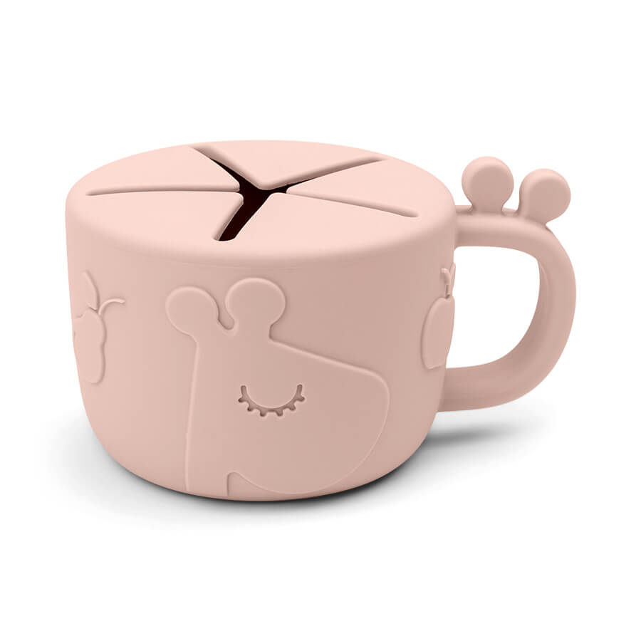 Peekaboo Snackbecher Raffi Rosa