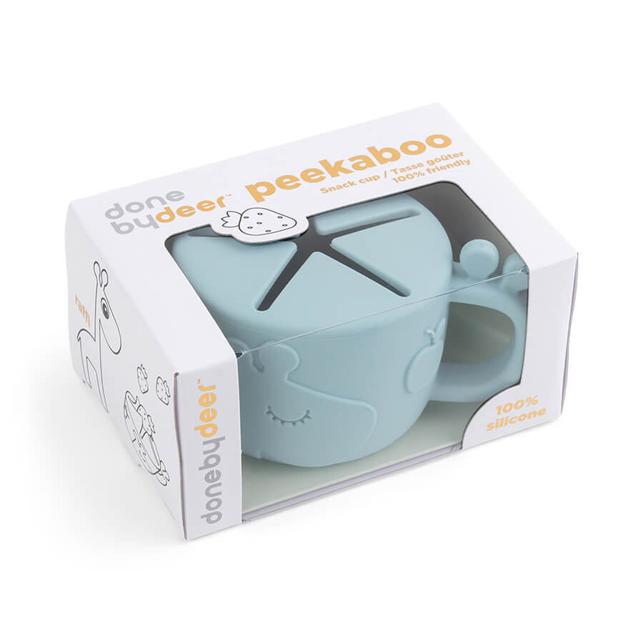 Peekaboo Snackbecher Raffi Blau