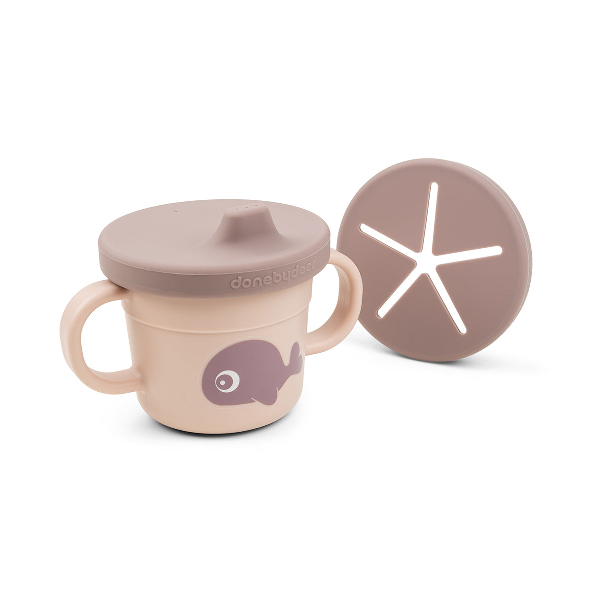 Foodie Snack & Trinkbecher Set Wally Rosa