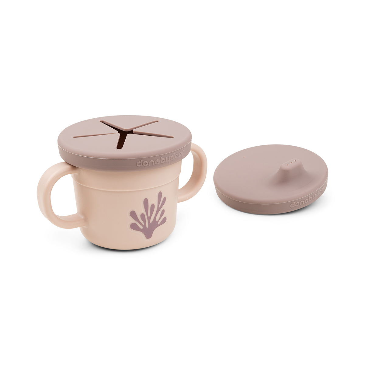 Foodie Snack & Trinkbecher Set Wally Rosa