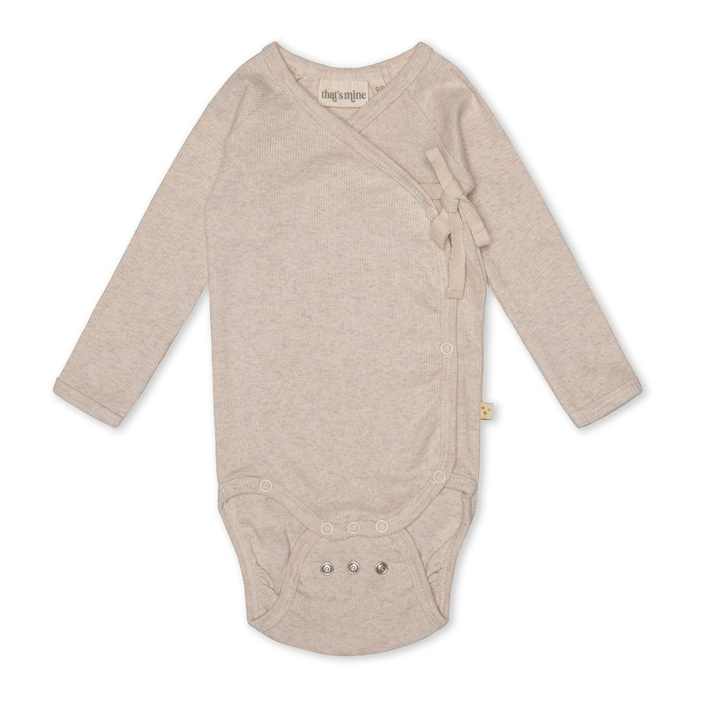 Wickelbody Becca Braun Melange