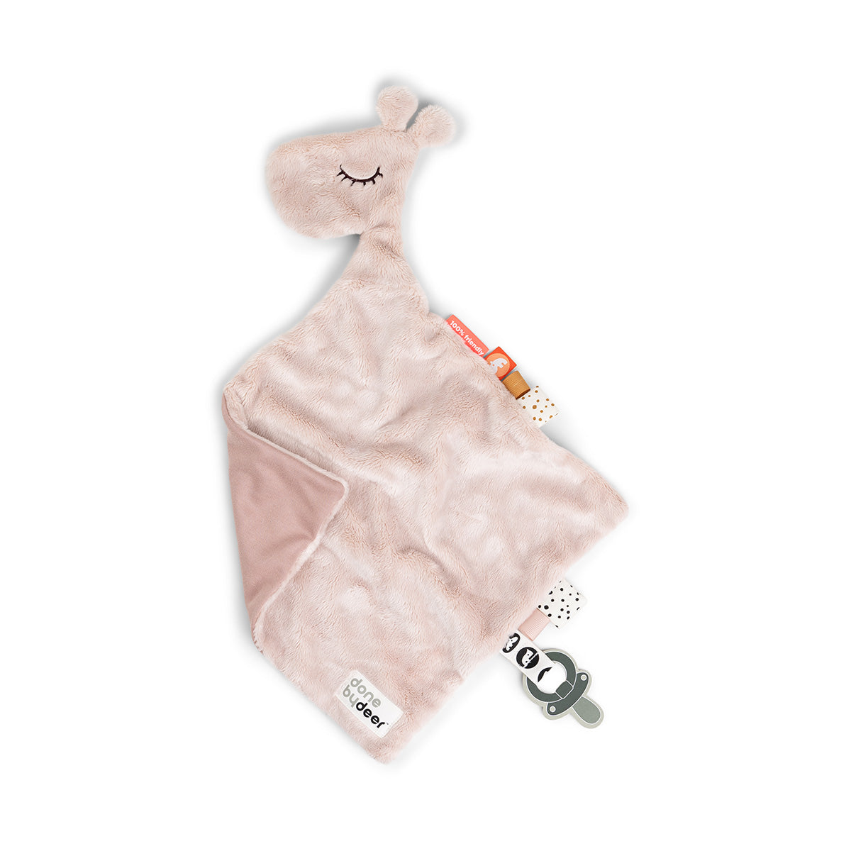Baby-Kuscheltuch Raffi Rosa