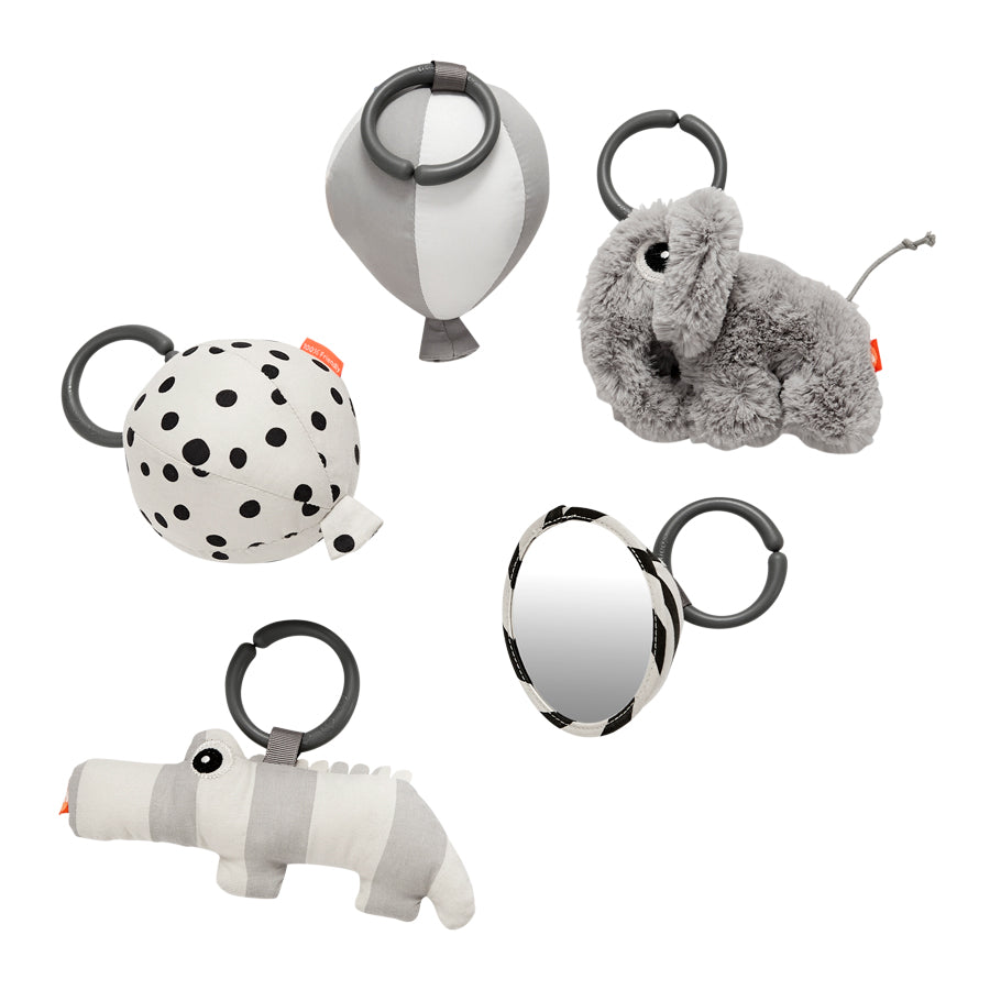 Spielbogen mit Krabbeldecke Deer friends Grau
