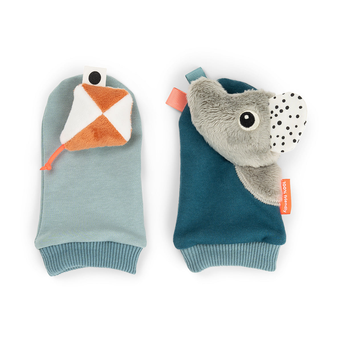 Rasselsocken Playground Blau